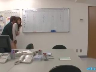Office lady Rapped By 2 lads Fingered And Licked On The Chair In The Office