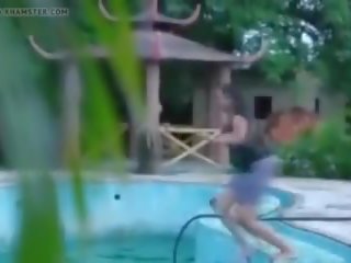 Indian Aunt in Pool Bra and Panty, Free dirty movie 57