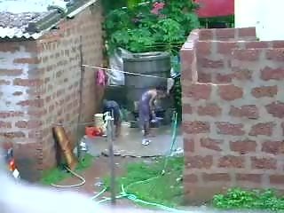 Watch This Two superior Sri Lankan babe Getting Bath In Outdoor