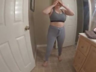 Big tits outstanding ass sporty GILF