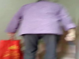 Following My Chinese Granny Home to Fuck Her: Free dirty video f6