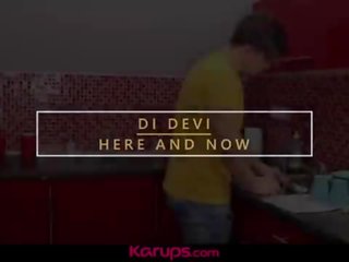 Karups - съпруга ди devi има ядосан възрастен филм shortly след борба