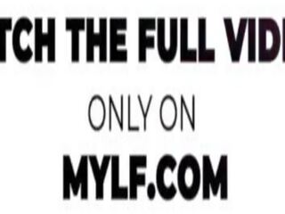 Pretty Blonde Stepmom In Shorts Plays With Her Stepsons Big Hard member While Watching Scary mov